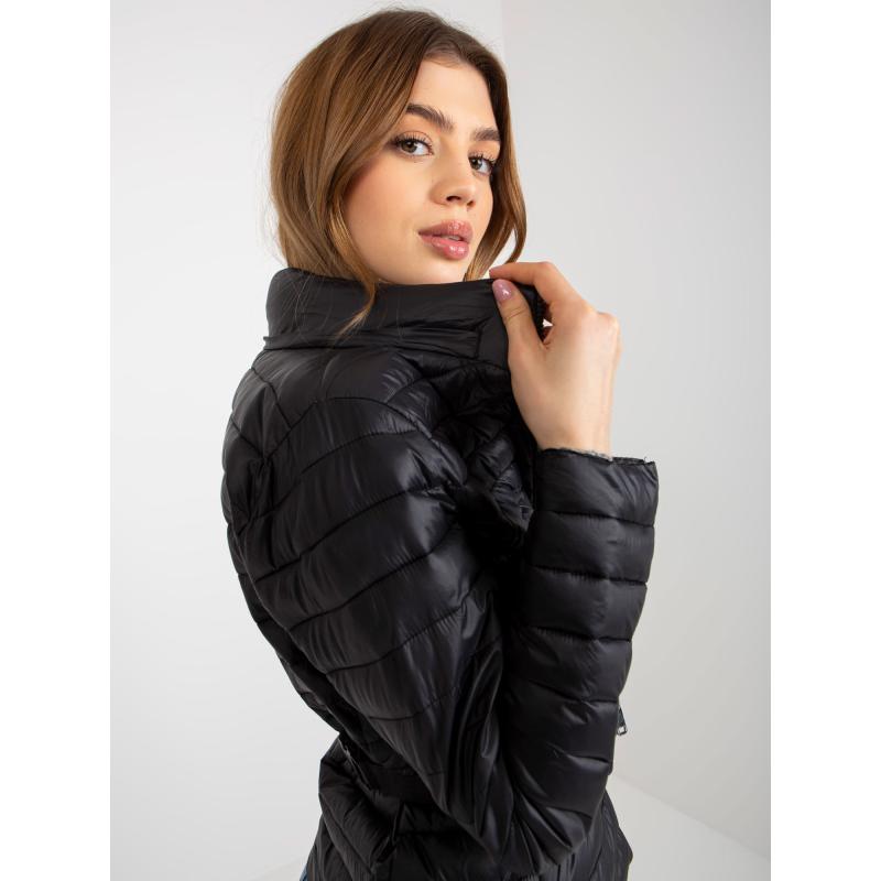Dámská bunda s kapucí prošívaná LORIN černá  