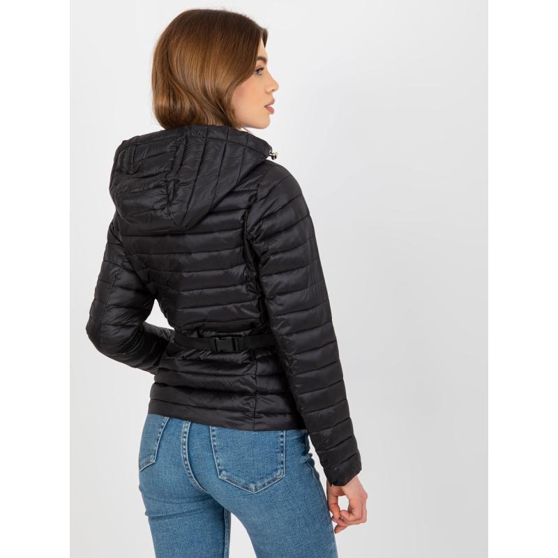 Dámská bunda s kapucí prošívaná LORIN černá  