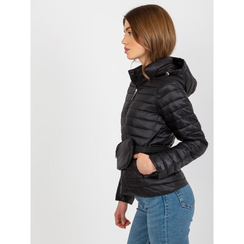 Dámská bunda s kapucí prošívaná LORIN černá  