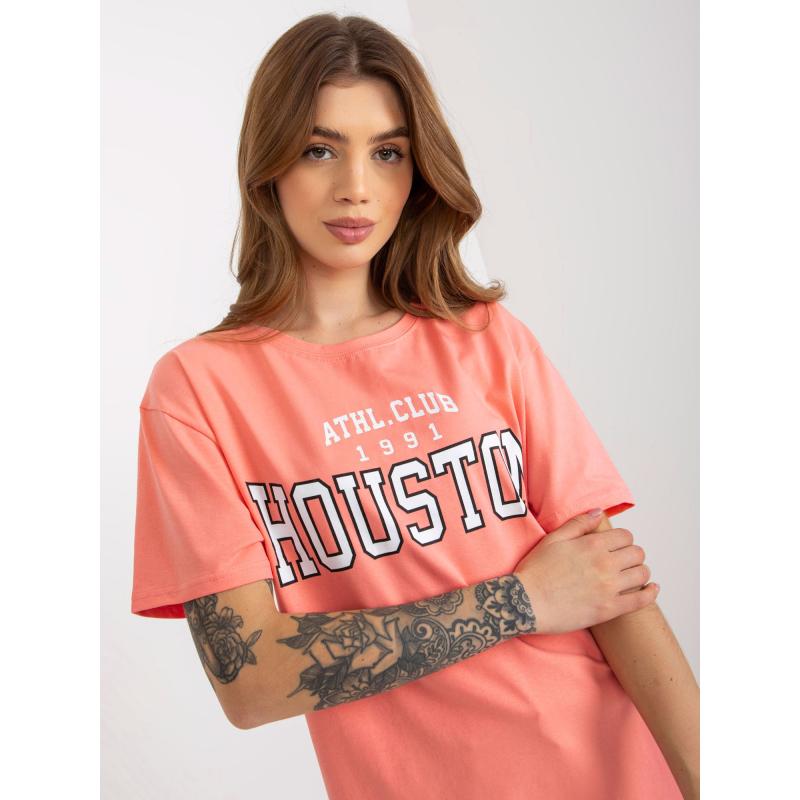 Dámské tričko s nápisem CELESTYNA broskvové