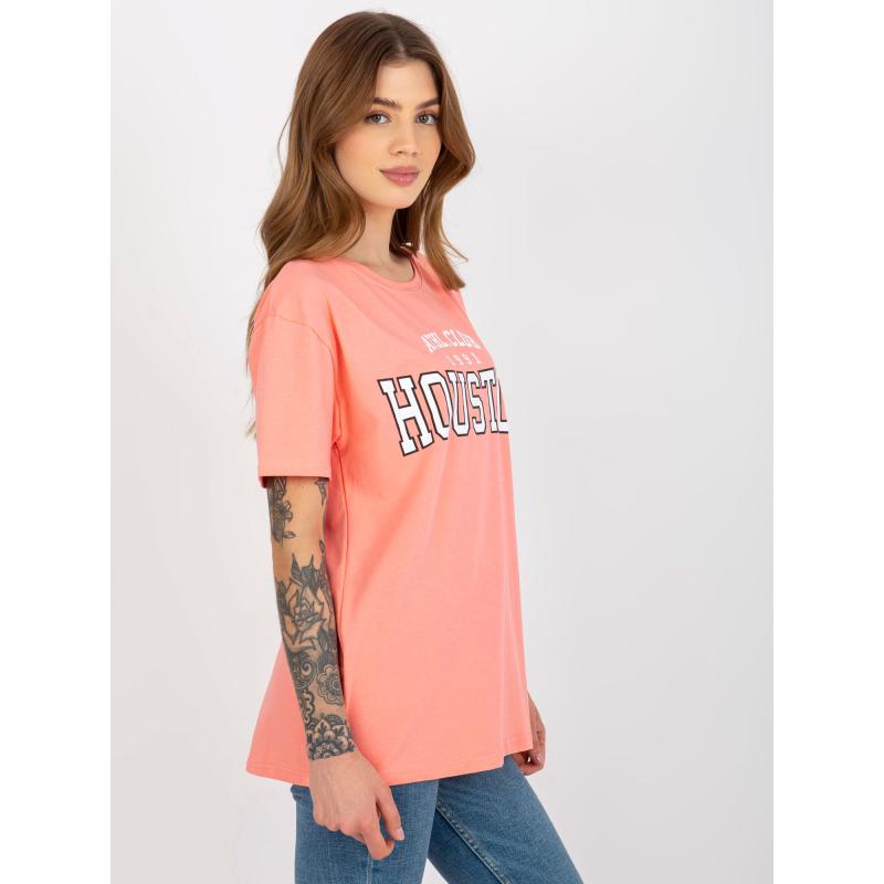 Dámské tričko s nápisem CELESTYNA broskvové