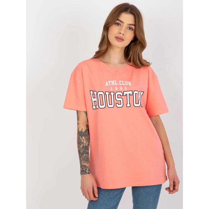 Dámské tričko s nápisem CELESTYNA broskvové