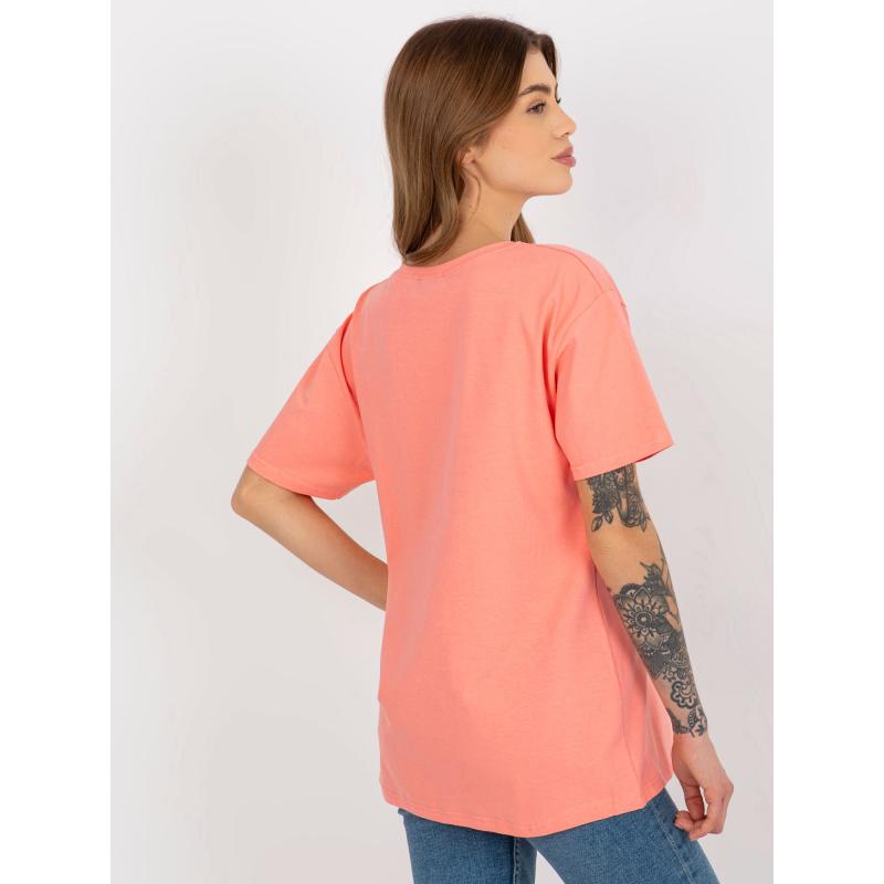 Dámské tričko s nápisem CELESTYNA broskvové