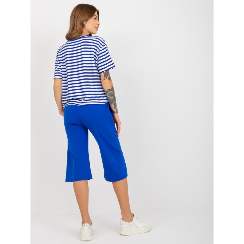 Női sötét BASIC kék és fehér