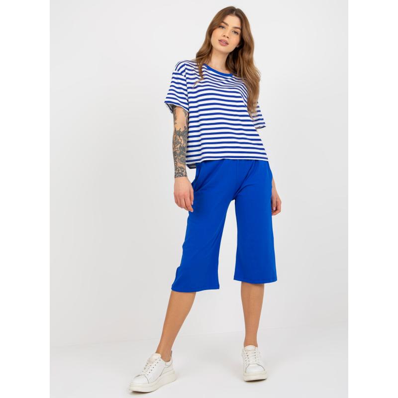 Női sötét BASIC kék és fehér