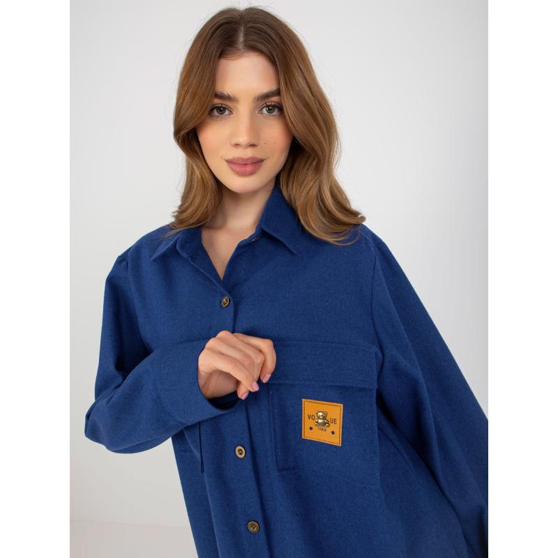 Dámská košile s kapsami LORIN tmavě modrá