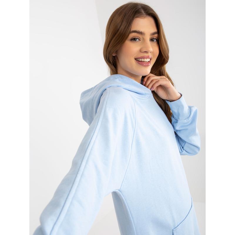 Dámská souprava basic s kapucí GABRIELE světle modrá 