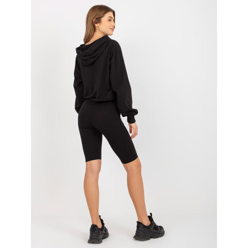 Női szett rövidnadrággal DENISSE fekete
