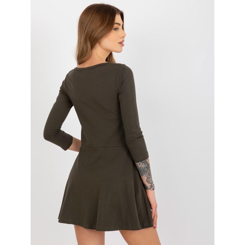 Dámské šaty s kapsami JORDANE khaki 