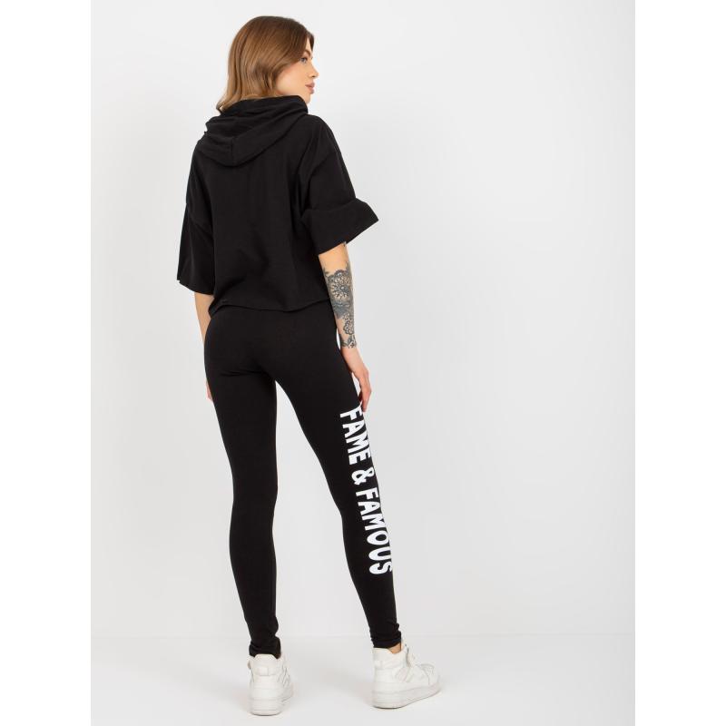 Női szett leggingsszel YSABEL fekete
