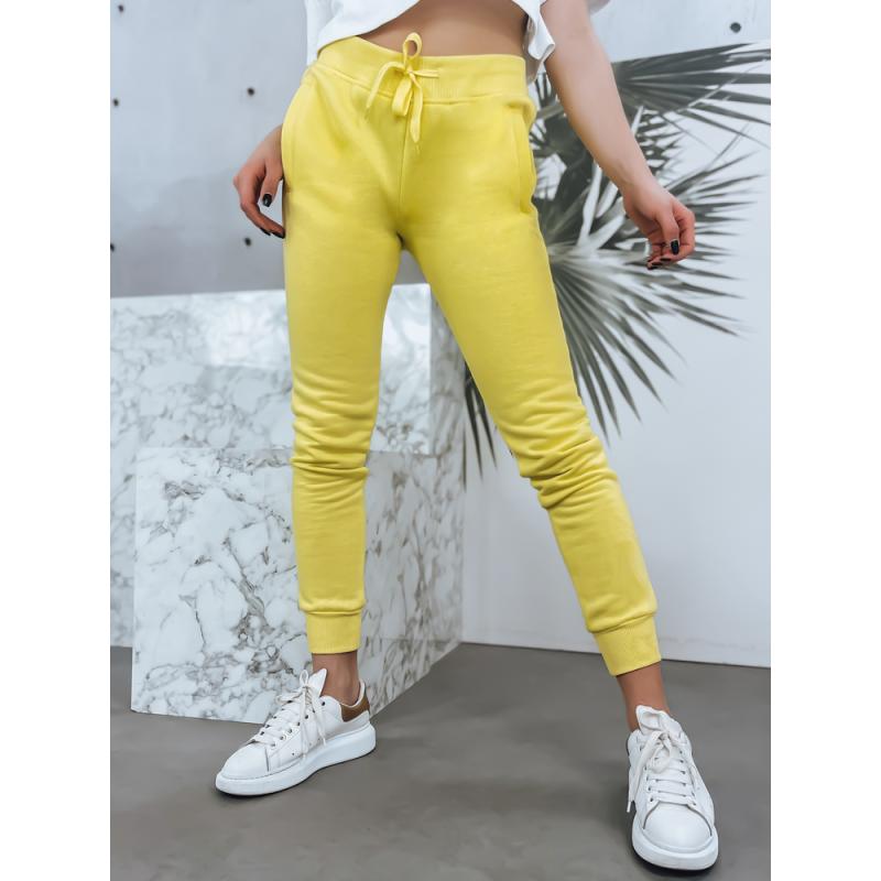 Dámské tepláky FITS žluté