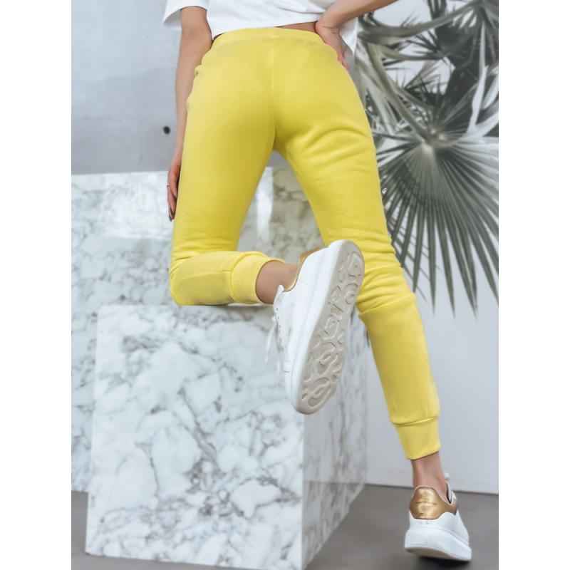 Dámské tepláky FITS žluté