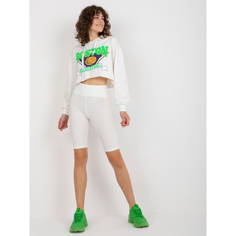 Dámský set s krátkou mikinou PHOENIX ecru 