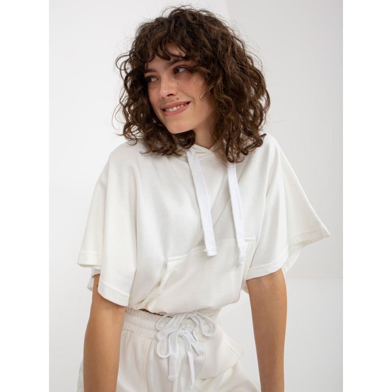 Dámská souprava s krátkou mikinou ANABELLA ecru 