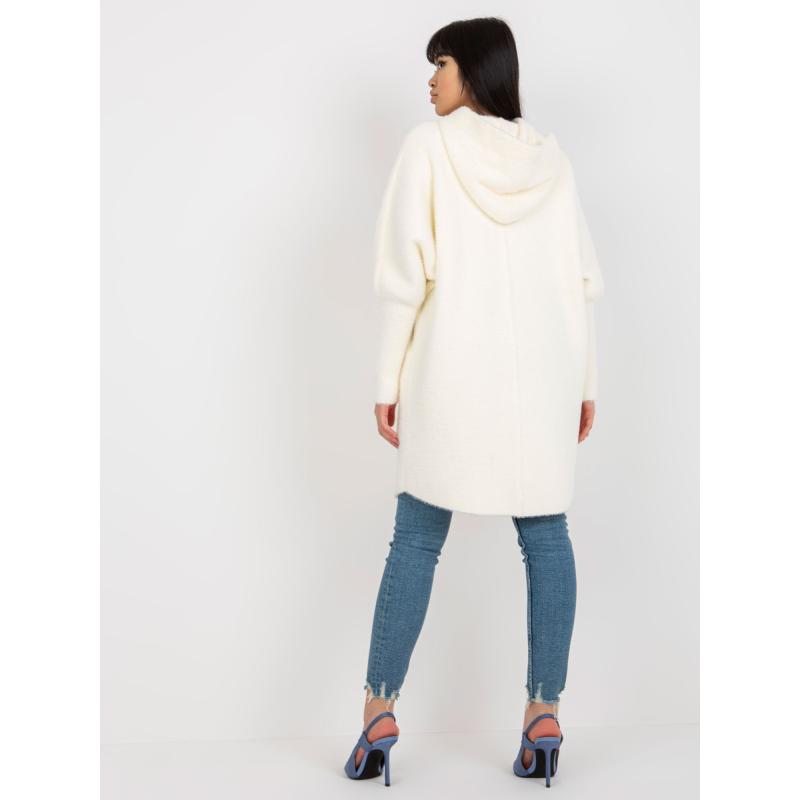 Dámský kabát z alpaky IRA ecru 