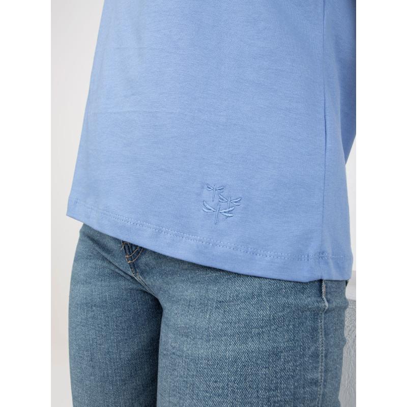 Dámské jednobarevné tričko MAYFLIES tmavě modré