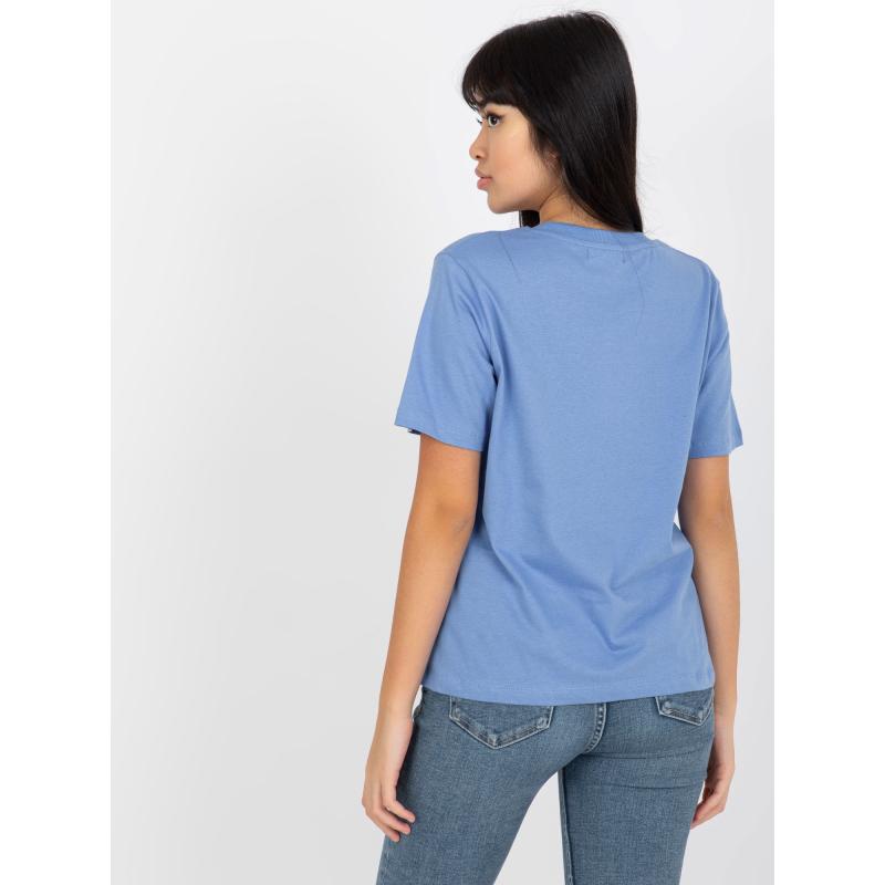 Dámské jednobarevné tričko MAYFLIES tmavě modré