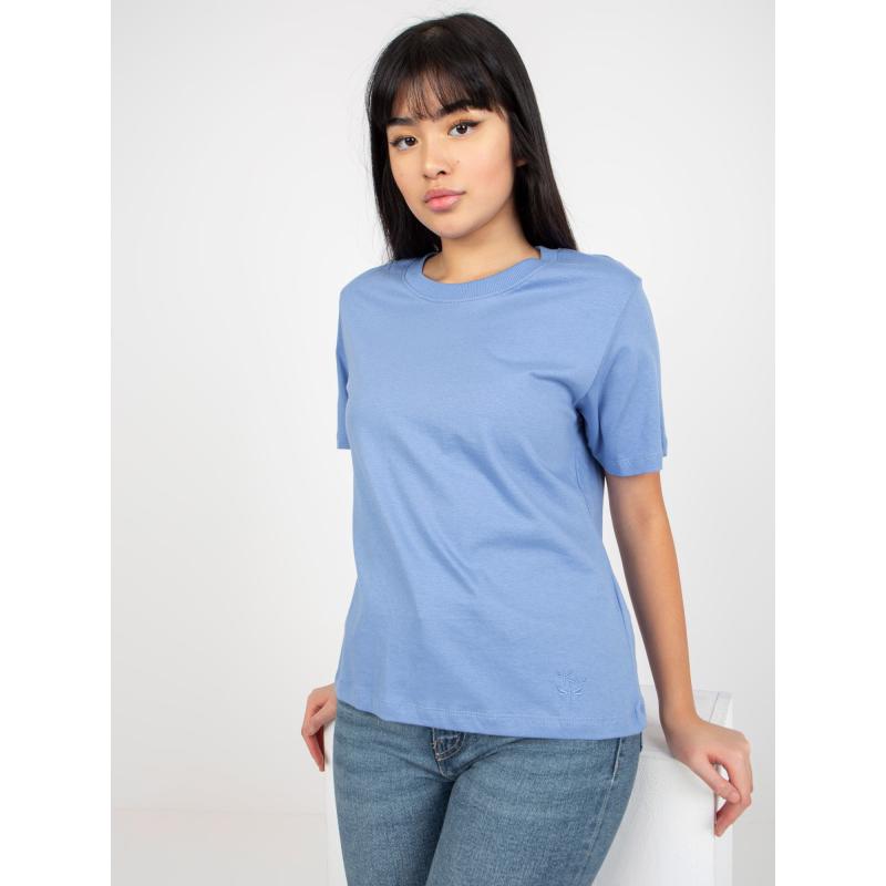 Dámské jednobarevné tričko MAYFLIES tmavě modré