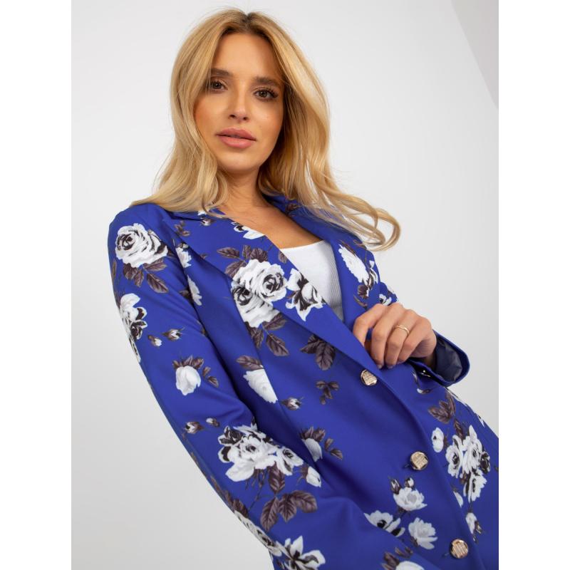 Dámske sako ELEGANT kobaltové