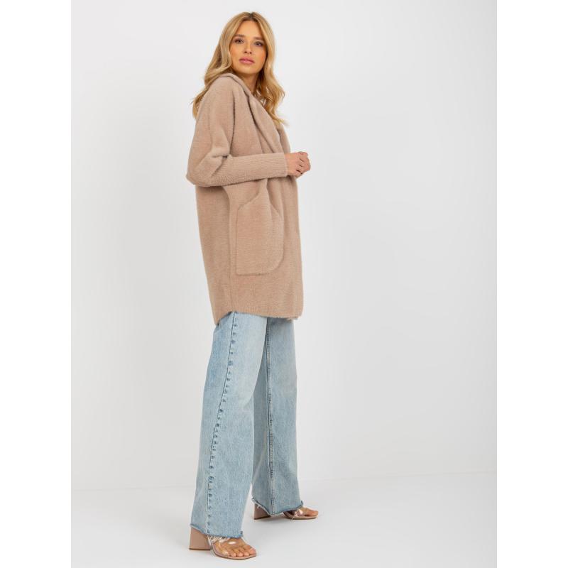 Dámský kabát z alpaky RIANA béžový