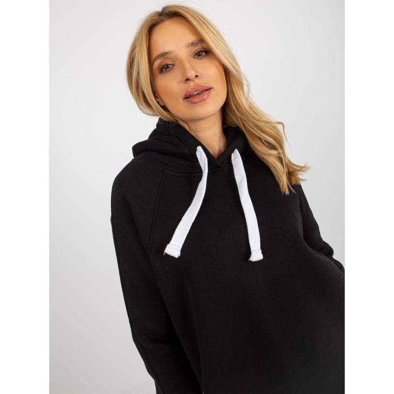 Dámská mikina s kapsami SKYLA černá  