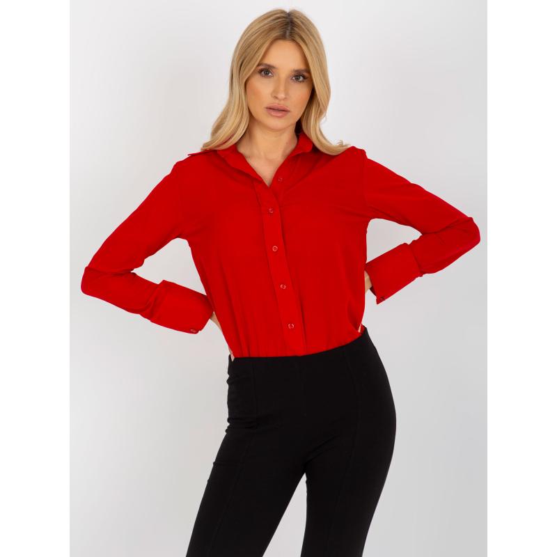 Dámská košile s límečkem ZARIAH červená 
