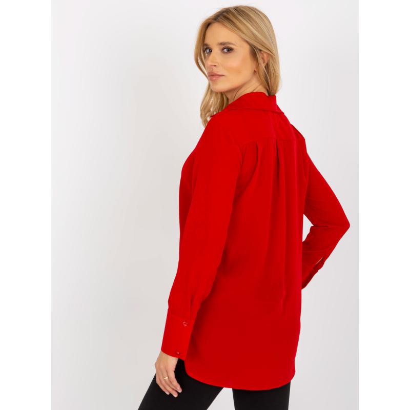 Dámská košile s límečkem ZARIAH červená 