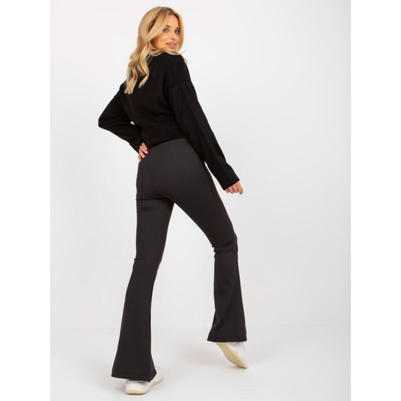 Dámské legíny s rozparky SAIGE černé  