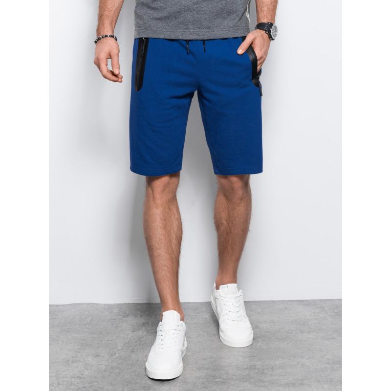 Pánské teplákové kraťasy W239 - modré