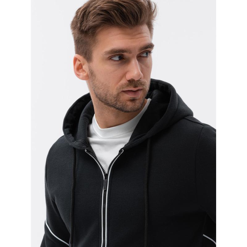 Pánská mikina na zip VETA černá 