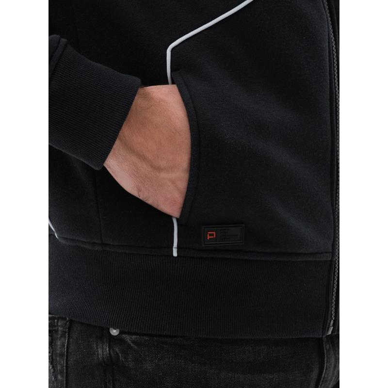 Pánská mikina na zip VETA černá 