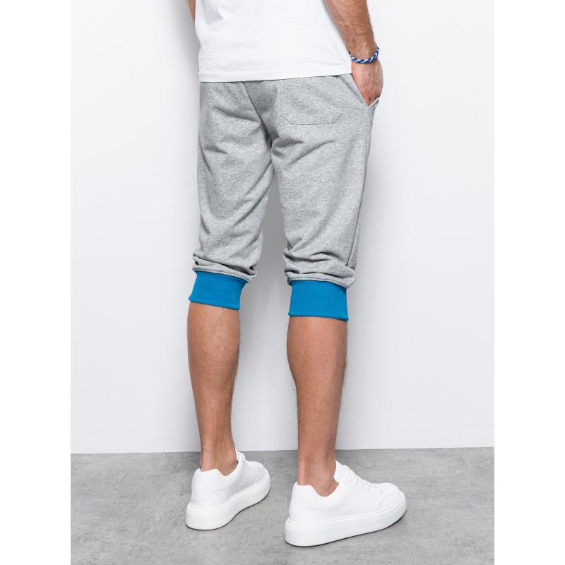 Pánské teplákové kraťasy V5 P29 šedomodré 