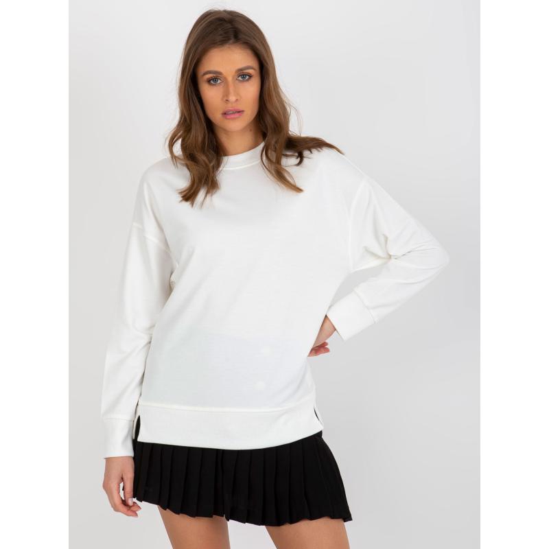 Dámská mikina s kapucí a rozparky REYA ecru  