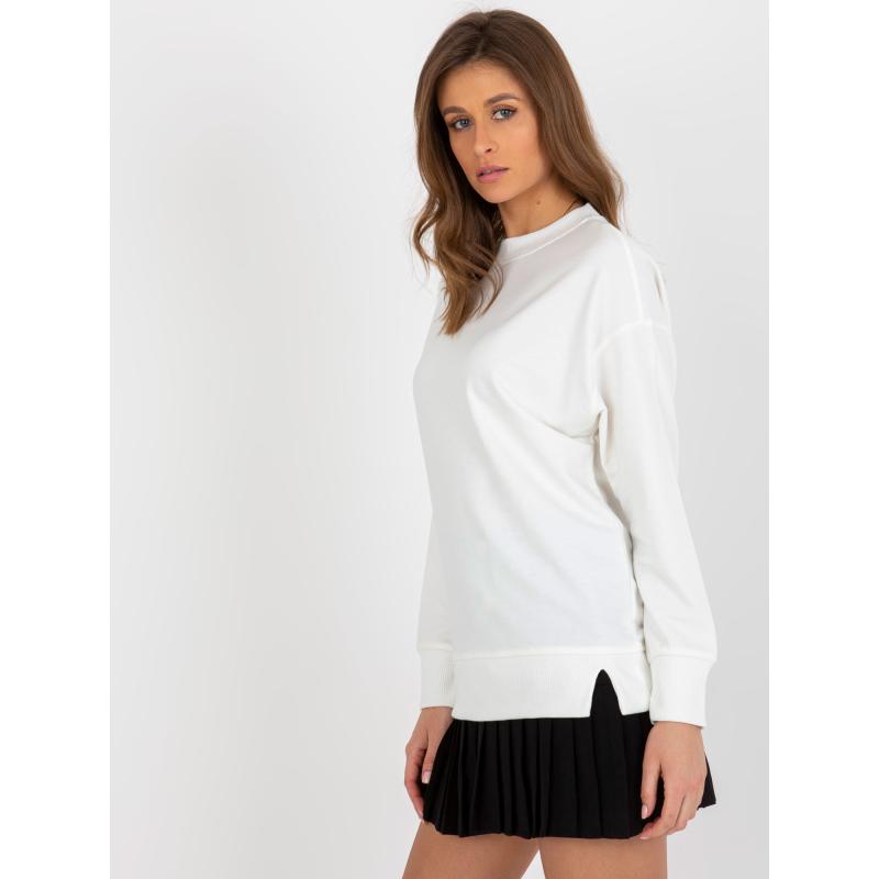 Dámská mikina s kapucí a rozparky REYA ecru  