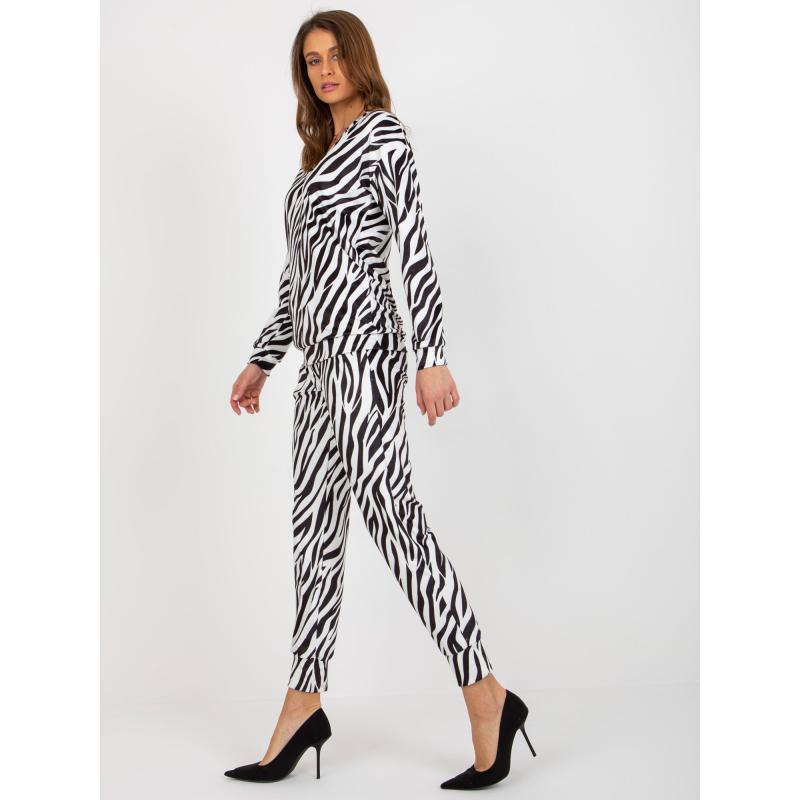 Dámska súprava s potlačou EPIFANIA čiernobiela