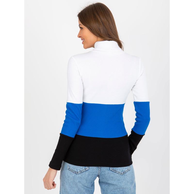 Dámská halenka DOMINGA ecru a tmavě modrý