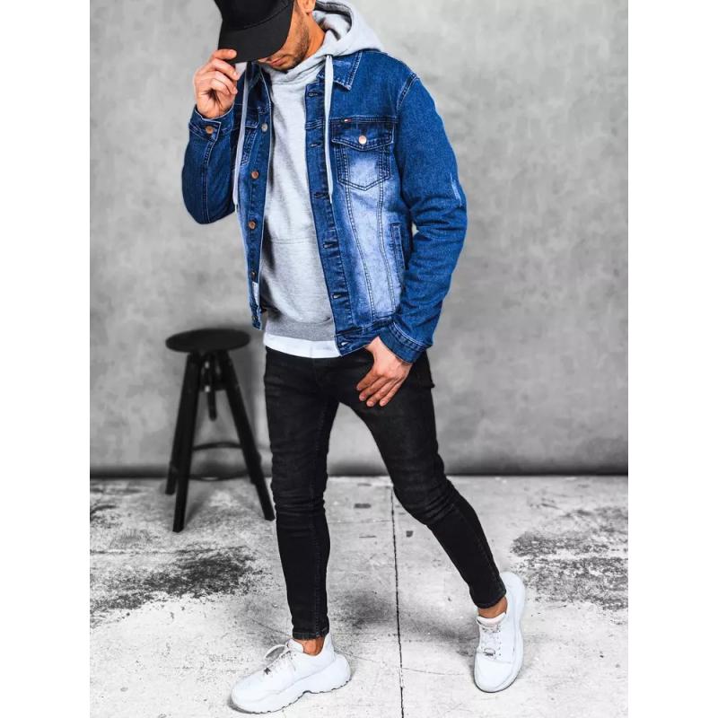 Pánská bunda džínová DINA modrá