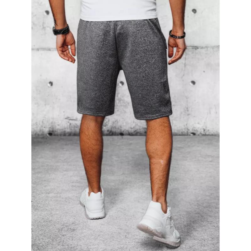 Pánské šortky teplákové ELSA tmavě šedé