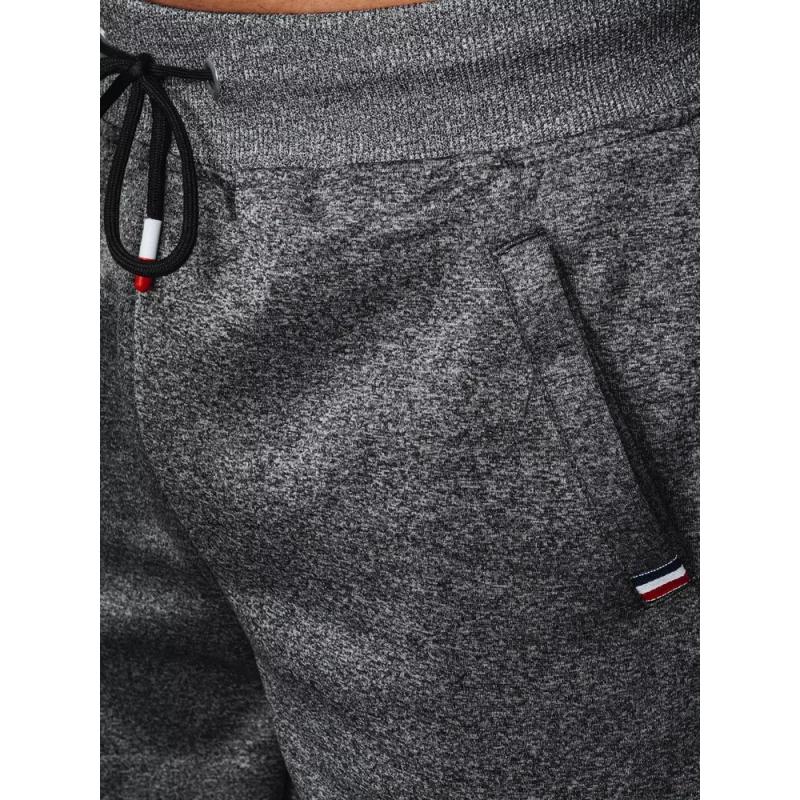 Pánské šortky teplákové ELSA tmavě šedé