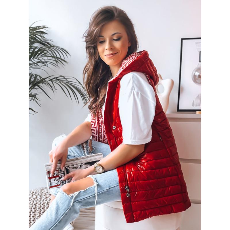 Női mellény CRISTINA piros