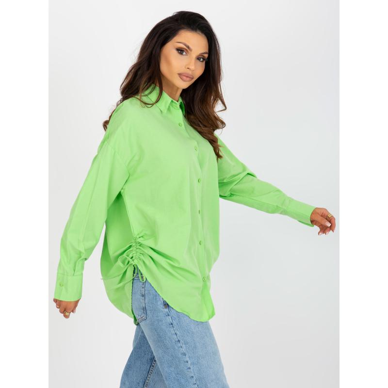 Női laza szabású ing PATIENA világoszöld