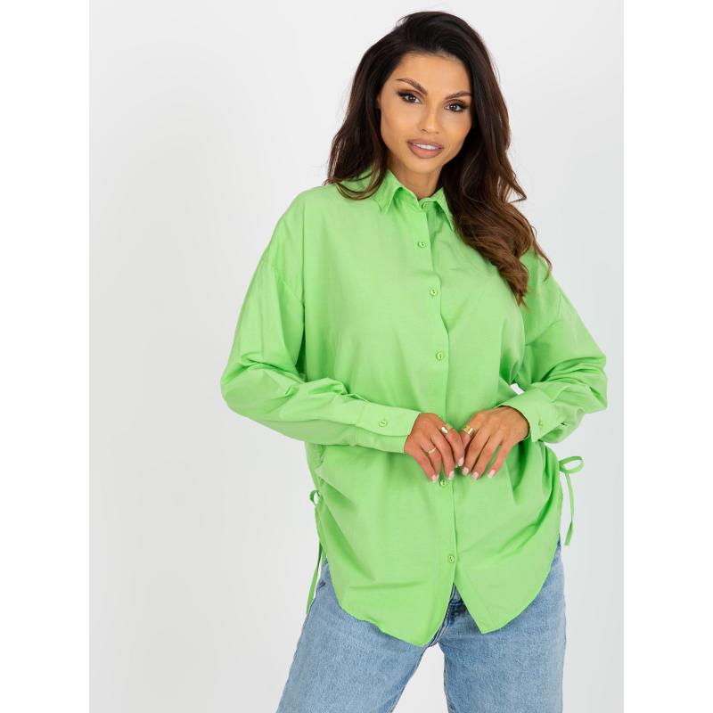Női laza szabású ing PATIENA világoszöld