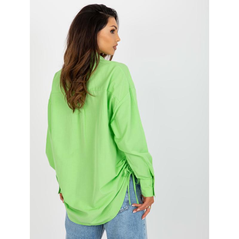 Női laza szabású ing PATIENA világoszöld