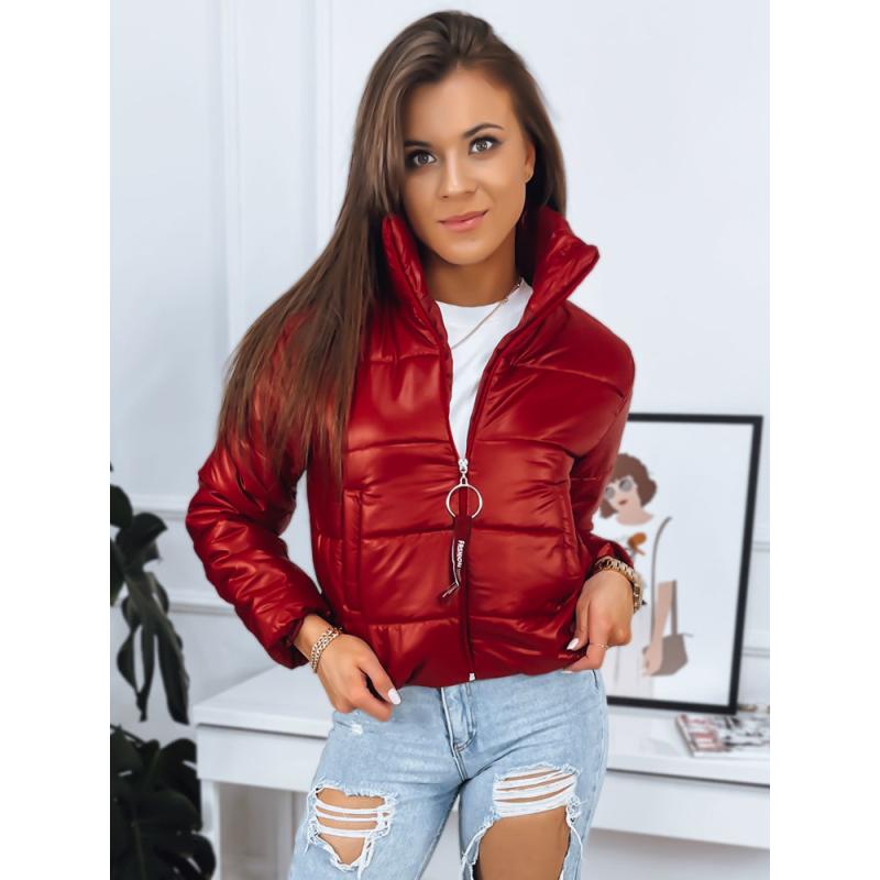 Dámská bunda prošívaná ADRIANNA červená