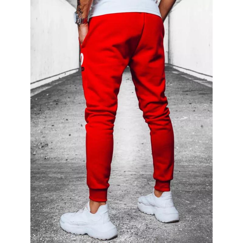 Pánské tepláky 30 červené