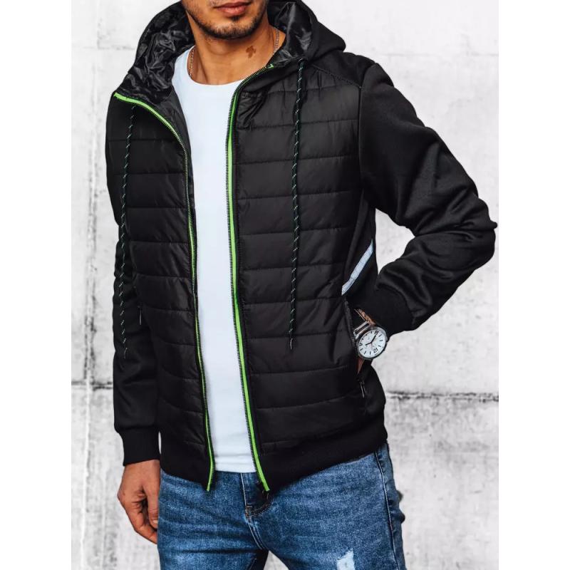 Pánska bunda prešívaná R03 čierna