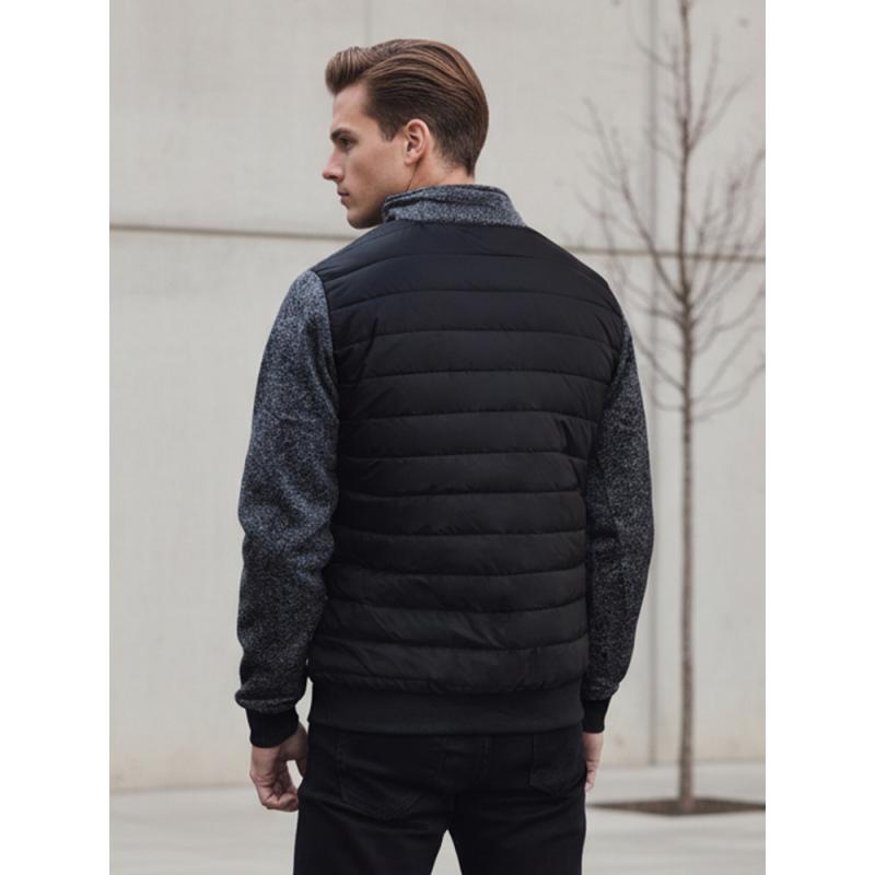 Pánská bunda přechodová prošívaná R04 černá
