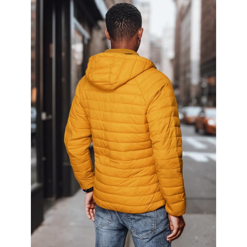 Pánská bunda přechodová prošívaná R10 žlutá