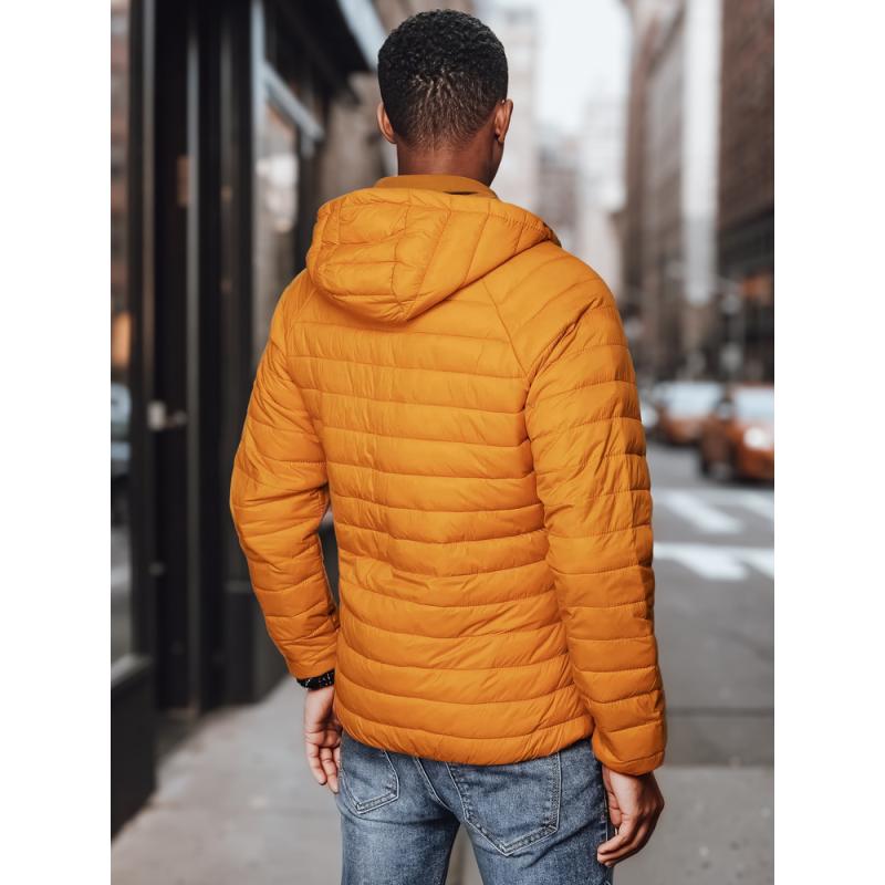 Pánská bunda přechodová prošívaná R10 oranžová