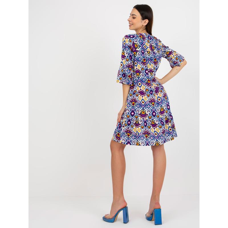 Női ruha fodros SUBLEVEL lila